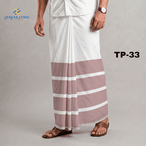 White Two Part Lungi