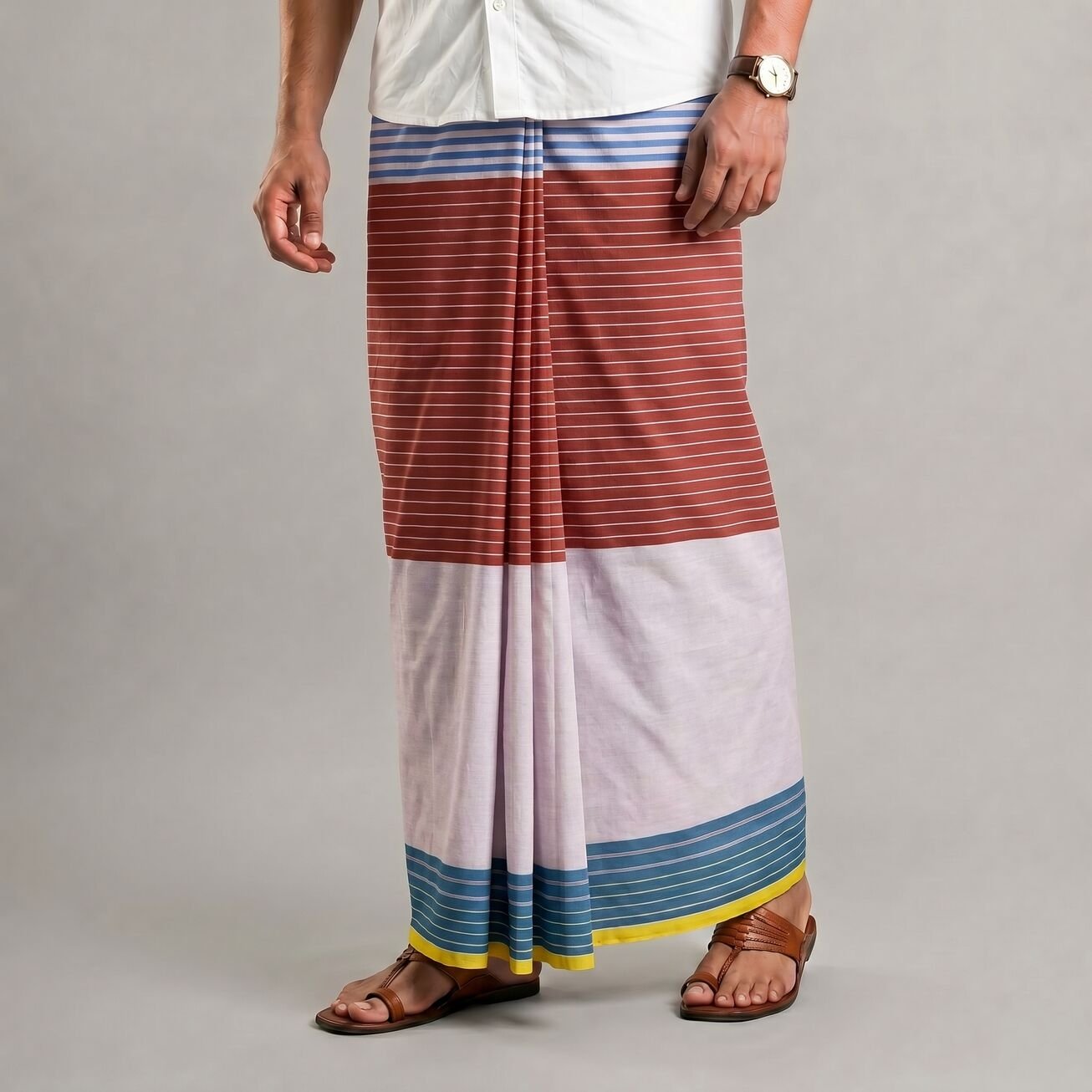 কোডঃ TP-17 – Super Soft TWO PART Check Lungi
