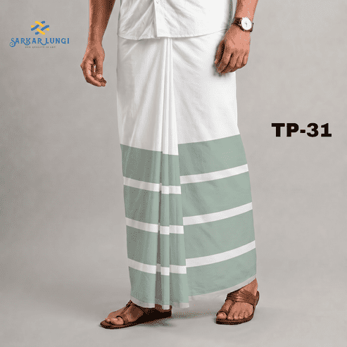 কোডঃ TP 31 – Super Soft TWO PART White Lungi