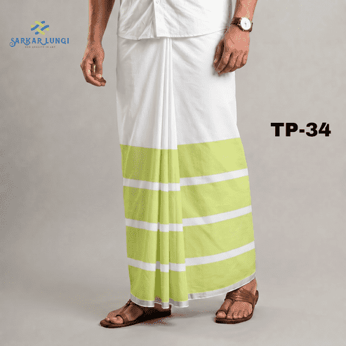 কোডঃ TP 34 – Super Soft TWO PART White Lungi