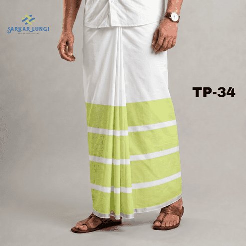 কোডঃ TP-34 – Super Soft White Two Part Lungi