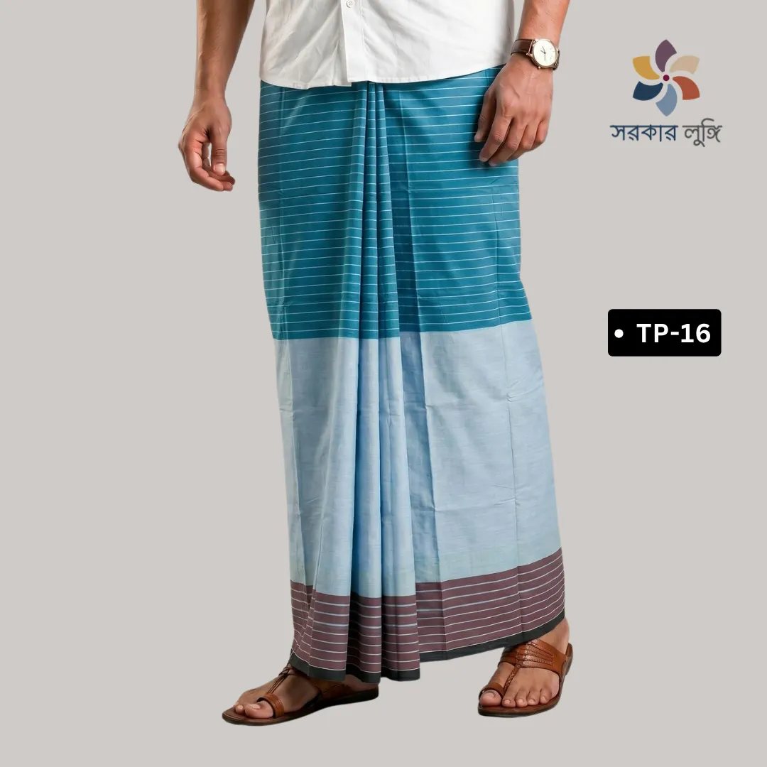 কোডঃ TP-16 – Super Soft TWO PART Check Lungi